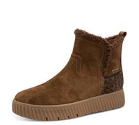 Tamaris Comfort Stiefelette Veloursleder Tobacco Warmfutter - 42