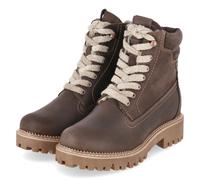 Tamaris Winterboots Damen Gr. 38 mokka Leder Schnürboots mit PrimaLoft (47899109-38)