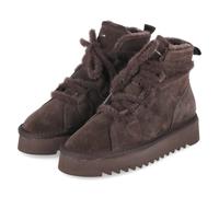 Tamaris Winterboots - Gr. 42 - Braun - Rauleder