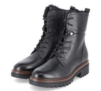 Tamaris Winterschnürstiefeletten - Gr. 41 - Schwarz - Glattleder