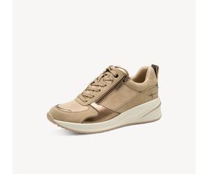 Tamaris Women Lace-up Damen Sneaker Low Halbschuhe braun beige 38
