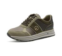 Tamaris Damen Schnürschuhe mit Wechselfußbett Grün Größe 37