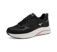Sneaker TAMARIS "Tamaris Sneaker Lederimitat/Textil", Damen, Gr. 40, schwarz, Lederimitat, Textil, Schuhe (28446540-40) schwarz
