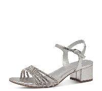 Tamaris - Women Sandals metallic PLATINUM - Gr. - 37