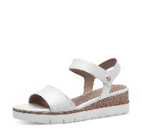 Tamaris Damen-Sandalette 1-28203-42 117 Weißes Leder Gr. 40 EU