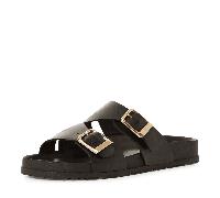 Tamaris - Women Slides schwarz BLACK LEATHER - Gr. - 39