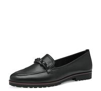 Tamaris Damen Slipper, Frauen Slip On,TOUCHit-Fußbett,Businessschuhe,Anzugschuhe,elegant,Office,büro,Freizeit,Slipper,Black Leather,41 EU