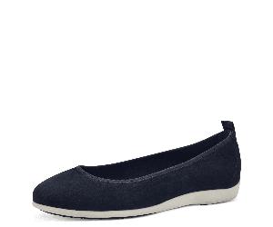 Tamaris - Woms Ballerina blau NAVY - Gr. - 37