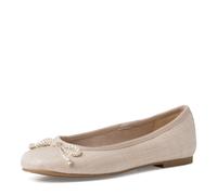 Tamaris Woms Ballerina für Damen, beige, Größe 37 EU