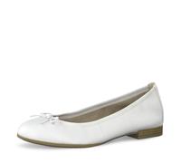Tamaris Woms Ballerina für Damen, weiß, Größe 38 EU
