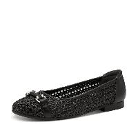 Tamaris - Woms Ballerina schwarz BLACK - Gr. - 41