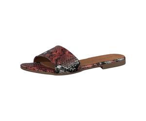 Tamaris Woms Slides 1-1-27154-32/656 RED SNAKE FS 2019 für Damen, animal, Größe 39 EU