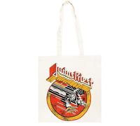 TAMBOOTEE Judas Priest Design Unisex-Einkaufssack Aus Baumwolle Beige Unisex Totebag Beige Totebag Cotton