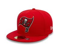 Tampa Bay Buccaneers NFL Official Team Colours New Era 59FIFTY Fitted Cap Rot - 7 1/8