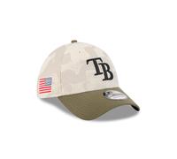 Tampa Bay Rays 2025 MLB Armed Forces New Era 39THIRTY Flex Cap Camouflage - M/L