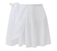 Tancefair Ballett Wickelrock Chiffon Tanz Rock aus Ballettrock Wickelrock Verstellbare Taille Tanzröcke zum Reinschlüpfen für Mädchen und Damen