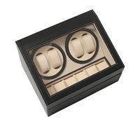 TaNeHaKi Automatik Uhrenbeweger 4+6 Uhren Aufbewahrungsbox Automatik Uhrenkasten Automatikuhren Uhrenbox Beweger Automatic Watch Winder Box Automatische Uhrenbeweger Box