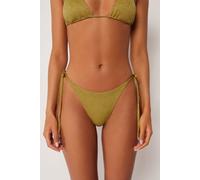 Tanga-bikinihose Mit Schmalen Bändchen Wild Jungle Grun M/L