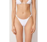 Tanga-bikinihose Premium Fit Weiß M/L