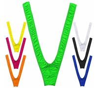 Tanga für Herren, sexy, Borat, Mankini, Badeanzug, für Männer, Einheitsgröße, A. Vert07, One size