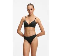 Tanga HUGO UNDERWEAR "SHADOW", Damen, Gr. M, schwarz (schwarz 001), Webqualität, Obermaterial: 83% Polyamid, 17% Elasthan, körpernah, Unterhosen Tanga (66731212-M) schwarz 001