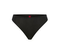 Tanga HUGO UNDERWEAR "SHADOW", Damen, Gr. S, schwarz 001, Webqualität, Obermaterial: 83% Polyamid, 17% Elasthan, körpernah, Unterhosen Tanga (66731212-S) schwarz 001