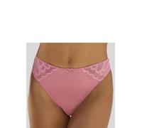 Tanga LASCANA "Evita", Damen, Gr. 40/42, pink, Obermaterial: 90% Polyamid, 10% Elasthan, Unterhosen Tanga, mit Cutout hinten (24130920-40) pink