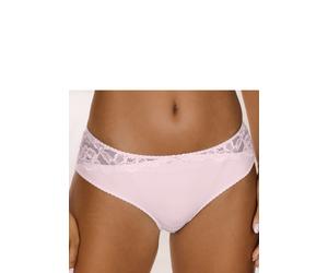 Tanga LASCANA "Vittoria", Damen, Gr. 32/34, rosa (rosé), Obermaterial: 84% Polyamid (TACTEL), 16% Elasthan (LYCRA), körpernah, Unterhosen Tanga, mit Spitzeneinsätzen (51100115-32) rosé