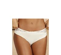 LASCANA Slip mit Zierschleife Modell 'VITTORIA' in Offwhite, Größe 44-46