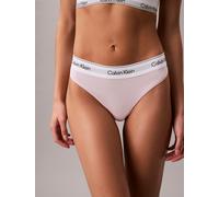 Tanga "THONG", Damen, Gr. XS (34), rosa (cradle pink), Jersey, Obermaterial: 53% Baumwolle, 35% Modal, 12% Elasthan, CALVIN KLEIN UNDERWEAR, körpernah, Unterhosen Tanga, Mit elastischem Bund (15215231