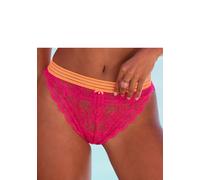 Tanga VIVANCE, Damen, Gr. 36/38, pink, Spitze, Obermaterial: 88% Polyamid, 12% Elasthan, Unterhosen, aus elastischer Spitze mit modischen Kontrastfarben (28821451-36) pink