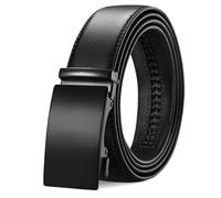TANGCHAO Gürtel Herren, Automatik Ratschengürtel 35mm breit ohne Löcher | Herrengürtel stufenlos verstellbar für Business Anzüge, Alltag & Freizeitjeans, schwarz & braun Farben, Länge 115-145 cm