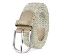 TANGCHAO Stoffgürtel Stretchgürtel Elastik Flechtgürtel Geflochtener und Elastischer Dehnbarer Gürtel für Damen und Herren Breite 3.3cm MI-135cm