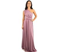 Taniri Infinity Kleider für Brautjungfern - Umstandskleid - Weihnachtskleid für Frauen - Brautjungfernkleid für Hochzeit, Malvenfarben, Einheitsgröße Mehr