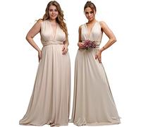 Taniri Infinity Kleider für Brautjungfern - Umstandskleid - Weihnachtskleid für Frauen - Brautjungfernkleid für Hochzeit, Auster, Einheitsgröße