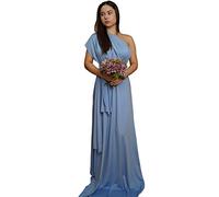Taniri Infinity Kleider für Brautjungfern - Umstandskleid - Weihnachtskleid für Frauen - Brautjungfernkleid für Hochzeit, dusty blue, Einheitsgröße
