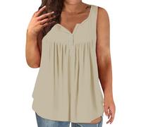 Tank Top Damen - Sommer Vest Rundhals Oberteile Blusentop Elegantes,Baumwoll Tshirt Damen,Elegant-Retro
