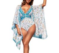 Tankini Damen 5xl Mit Bügel Push Up Bikini Cut Out Badeanzug Bikinis Für Mädchen Bikini Damen Set Mit Bügel Bikini High Waist Damen Zweiteiler Damen Sommer Bikini Große Oberweite（2-Turquoise,XXL)