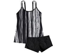 Tankini Damen Bauchweg Bademode Set Freizeit Badeanzug große größen Sommer Elegant Badeanzüge für Damen Swimsuit Gepolsterte Bademode Beachwear Blouson Tankini Oberteil mit Badeshorts