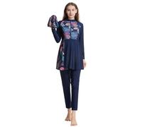Tankini Mit Bügel Und Shorts Set Ganzkörper Schwimmkleid Schwimmanzüge Reife Einteiler Am Still Figurumspielend Muslime Thermo Bändern Grüner Kurzes Gepunktet Gemustert Bügelbikini Extravagante 75a