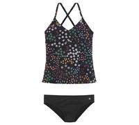 Tankini S.OLIVER "Milly Kids", Mädchen, Gr. 146/152, N-Gr, bunt (bedruckt), Polyamid, geblümt, Bikini-Sets Tankini, mit Blumendruck (84388210-146) bedruckt