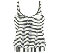 LASCANA - Venice Beach LM exkl. Sport OT Tankini ohne Bügel oliv stripe - Gr. - 46