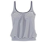 Lascana Tankini Top Tankini-Oberteil Damen white/navy 44