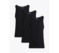 Tanktop TOMMY HILFIGER UNDERWEAR "3P TANK TOP" Gr. M (50), schwarz (black, black, black) Herren Tops (46904946-M) black, black, black