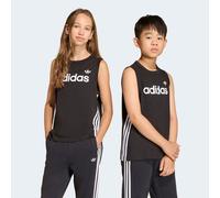 Tanktop ADIDAS ORIGINALS "3S LO TANK", Mädchen, Gr. 164, schwarz, Obermaterial: 100% Baumwolle, normal, Rundhals, Tops Tanktop (54659521-164) schwarz
