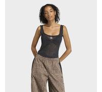 Tanktop ADIDAS ORIGINALS "AOP", Damen, Gr. M, schwarz, grau six, Obermaterial: 82% Polyester, 18% Elasthan, Tops Tanktop (54305637-M) schwarz, grau six