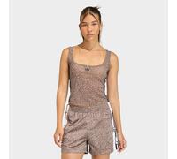 Tanktop ADIDAS ORIGINALS "AOP", Damen, Gr. L, earth strata, stone khaki, Obermaterial: 82% Polyester, 18% Elasthan, Tops Tanktop (28770568-L) earth strata, stone khaki