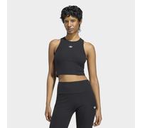 Tanktop ADIDAS ORIGINALS "ESSENTIALS, GERIPPT", Damen, Gr. XL, schwarz, Obermaterial: 47% Viskose, 43% Baumwolle, 10% Elasthan, Rundhals, Tops Tanktop (66477167-XL) schwarz