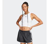 Tanktop ADIDAS ORIGINALS "ESSENTIALS RIBBED", Damen, Gr. XXL, weiß, Obermaterial: 46% Baumwolle, 45% Viskose, 9% Elasthan, Rundhals, Tops Tanktop, für Erwachsene (42043710-XXL) weiß