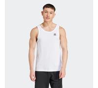 Tanktop ADIDAS ORIGINALS "TREFOIL ESSENTIALS", Herren, Gr. M, weiß, Obermaterial: 60% Baumwolle, 40% Polyester, Rundhals, Tops Tanktop, klassischer Schnitt, ohne Verschluss (54953633-M) weiß